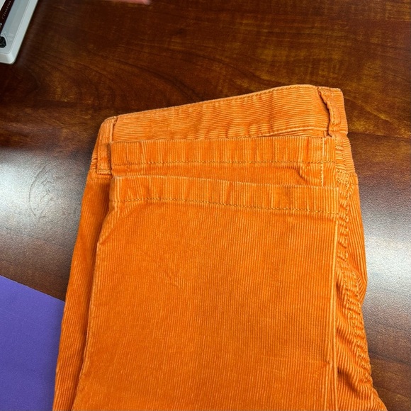J. Crew Bright Orange Corduroy Pants.  City Fit | Relaxed Fit.  Size:29S - Picture 6 of 6